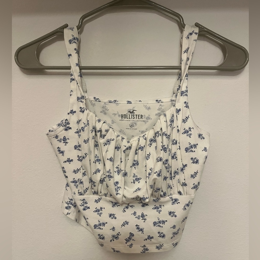Floral Hollister Crop Top